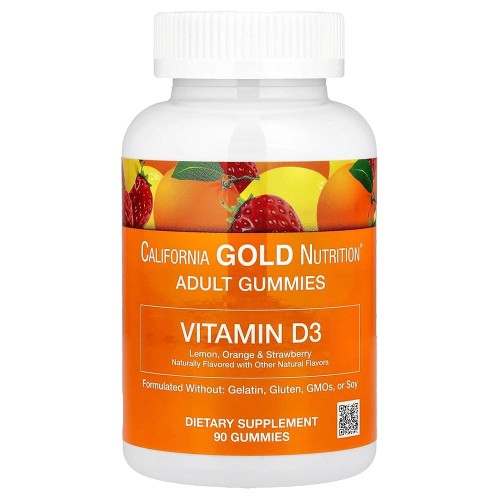 Vitamin D3 Gummies Lemon Orange & Strawberry Gummies